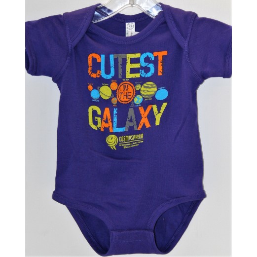 Creeper Cutest In the Galaxy 12 Month Purple